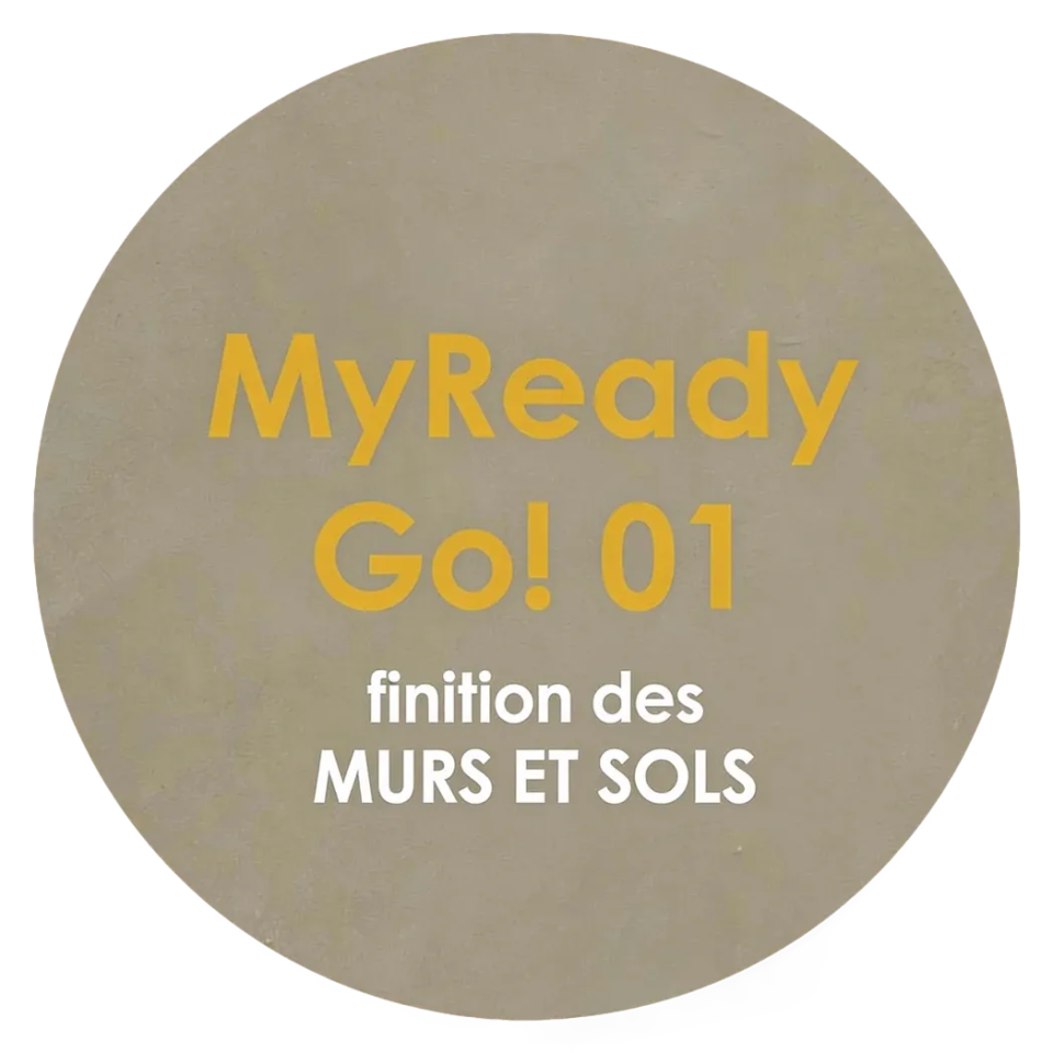 Logo du béton ciré prêt à l'emploi MyReady Go! 01